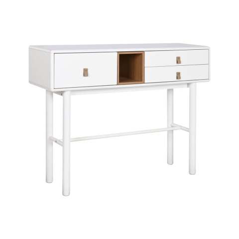 Konsola Home ESPRIT Żółty Biały Drewno MDF 120 x 35 x 90 cm