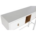 Konsola Home ESPRIT Żółty Biały Drewno MDF 120 x 35 x 90 cm