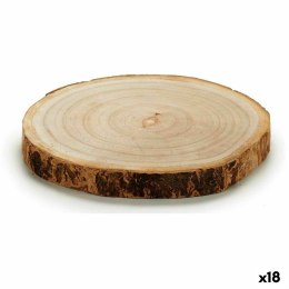 Pień Drewniany Dekoracyjny Brązowy 18 x 2 x 18 cm (18 Sztuk)