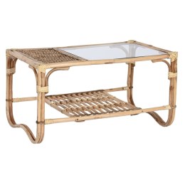 Stolik Home ESPRIT Naturalny Bambus Rattan 76 x 46 x 40 cm