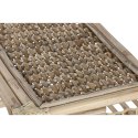 Stolik Home ESPRIT Naturalny Bambus Rattan 76 x 46 x 40 cm