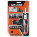 Bit set with screwdriver Black & Decker BDHT0-62130 29 Części