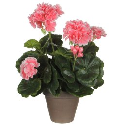 Roślina Dekoracyjna Mica Decorations PVC Geranium (11,5 x 33 cm)