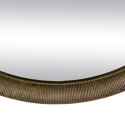 Lustro ścienne 88,2 x 2,5 x 88,2 cm Okrągły Złoty Aluminium