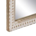 Lustro ścienne Biały Naturalny Szkło Drewno mango Drewno MDF Pionowy 60,9 x 3,8 x 152,4 cm