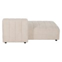 Sofa Beżowy Poliester Żelazo 148 x 100 x 66 cm