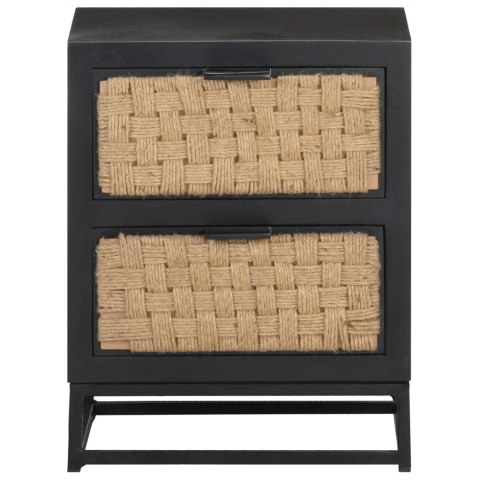 Szafka nocna, 40x30x50 cm, lite drewno mango