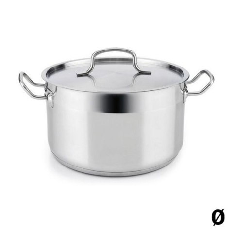 Garnek z Pokrywką Quid Azzero Metal Stal - 18 cm