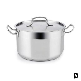 Garnek z Pokrywką Quid Azzero Metal Stal - 24 cm