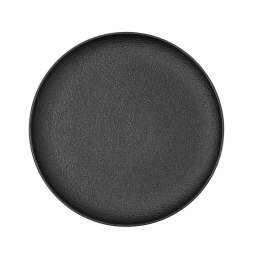 Płaski Talerz Bidasoa Fosil Czarny Ceramika 26,5 x 26,4 x 2,3 cm (6 Sztuk)