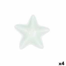 Zlewnia Quid Kaleido Kolor Zielony Ceramika gwiazda 16 x 16 x 3,5 cm (4 Sztuk)