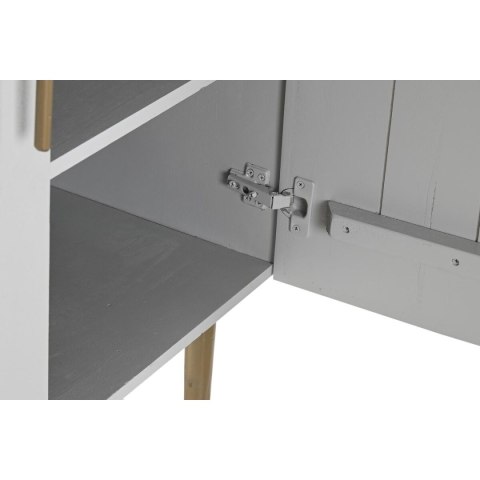 Szafa DKD Home Decor Biały Złoty Żelazo Drewno mango 85 x 45 x 110 cm BAR