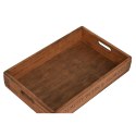 Zestaw tacek Home ESPRIT Naturalny Drewno świerkowe 56 x 38 x 10 cm (3 Części)