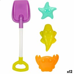 Zestaw zabawek plażowych Colorbaby 4 Części polipropylen (12 Sztuk)