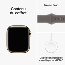 Smartwatch Apple Series 9 Brązowy Złoty 41 mm