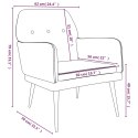 Fotel, różowy, 62x79x79 cm, obity aksamitem