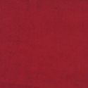 Podnóżek, winna czerwień, 45x29,5x35 cm, aksamitny