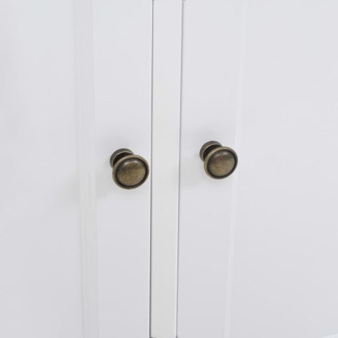 Komoda 3-drzwiowa, MDF i drewno sosnowe, 105 x 35 x 77,5 cm Komoda 3-drzwiowa, MDF i drewno sosnowe, 105 x 35 x 77,5 cm