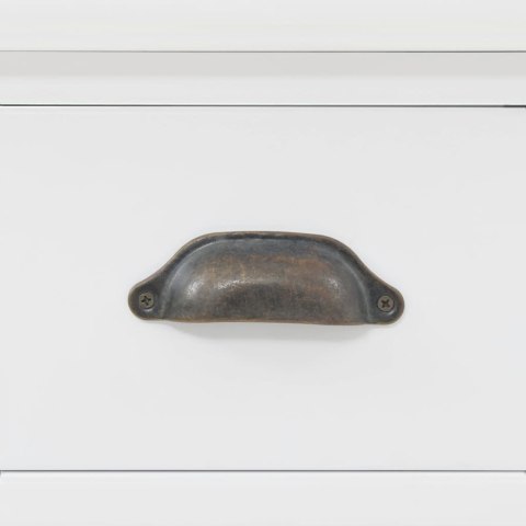 Komoda 3-drzwiowa, MDF i drewno sosnowe, 105 x 35 x 77,5 cm Komoda 3-drzwiowa, MDF i drewno sosnowe, 105 x 35 x 77,5 cm
