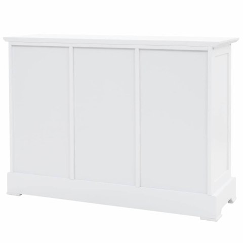 Komoda 3-drzwiowa, MDF i drewno sosnowe, 105 x 35 x 77,5 cm Komoda 3-drzwiowa, MDF i drewno sosnowe, 105 x 35 x 77,5 cm