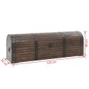 Skrzynia do przechowywania, styl vintage, drewno, 120x30x40 cm