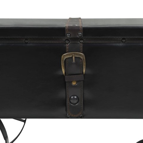 Stolik kawowy, MDF i drewno jodłowe, 110 x 55 x 43 cm