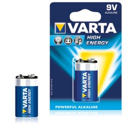 Bateria Varta 6LR61 9V 1UD 9 V 580 mAh High Energy 1,5 V 1 Części (10 Sztuk)