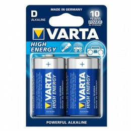 Bateria Varta LR20 D 1,5 V 16500 mAh High Energy 2 Ah 1,5 V (10 Sztuk)