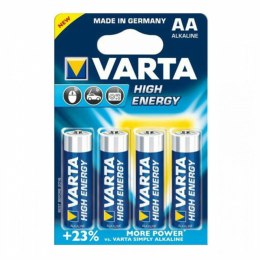 Bateria alkaliczna Varta AA LR06 4UD 1,5 V 2930 mAh High Energy 1,5 V 4 Części (20 Sztuk)