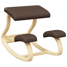 Krzesło klęcznik, brązowe, 48x71x51 cm, sklejka brzozowa