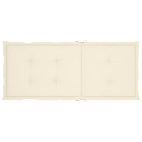 Składane krzesła ogrodowe z poduszkami, 8 szt., drewno akacjowe