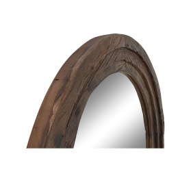 Lustro ścienne Home ESPRIT Brązowy Drewno z Recyklingu Alpino 85 x 4 x 207 cm