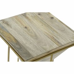 Stolik DKD Home Decor Metal Drewno mango (40 x 40 x 45 cm)