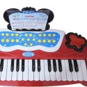 ELEKTRONICZNE PIANINO DLA DZIECI KRZESŁO MIKROFON EFEKTY ŚWIETLNE MP3