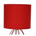 Lampa stołowa Versa Mila Czerwony 20 x 36 cm Metal