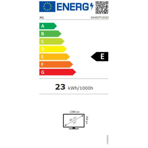 Telewizja JCL 32HDDTV2023 HD 32" LED Telewizja JCL 32HDDTV2023 HD 32" LED