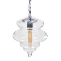 Lampa Sufitowa Srebrzysty Metal Szkło 40 W 220-240 V 28 x 28 x 36 cm Nowoczesny