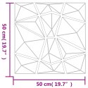 Panele ścienne, 48 szt., zielone, 50x50 cm, XPS, 12 m², diament