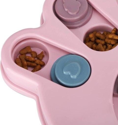 Puzzle dla psa gra zabawka BRADY różowy