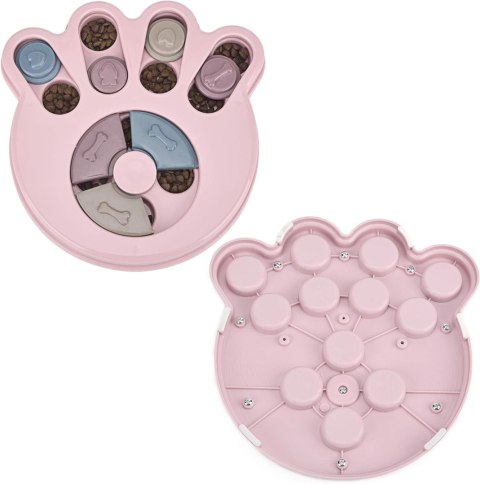 Puzzle dla psa gra zabawka BRADY różowy