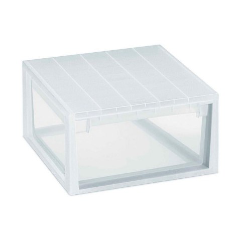 Komoda Terry LightDrawer L Uniwersalny Biały Przezroczysty polipropylen Plastikowy 39,6 x 39 x 21,3 cm