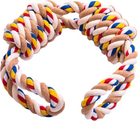 Zabawka szarpak z supłami dla psa WALLY 60 cm