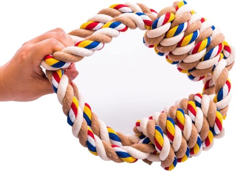 Zabawka szarpak z supłami dla psa WALLY 60 cm