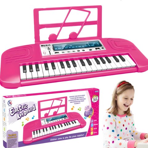 ELEKTRYCZNE ORGANKI PIANINKO KEYBOARD ZESTAW MUZYCZNY INSTRUMENT DLA DZIECI