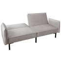 Sofa rozkładana Canif Velvet szara