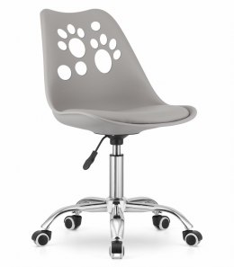 Krzesło obrotowe PRINT - szare