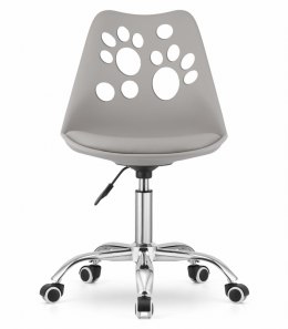 Krzesło obrotowe PRINT - szare