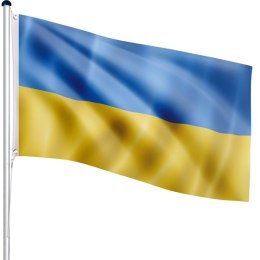 FLAGMASTER Maszt flagowy w tym. flagi Ukraina, 650 cm