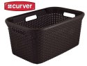 Kosz na pranie RATTAN STYLE 45 l brązowa CURVER