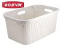 Kosz na pranie RATTAN STYLE 45 l krem ​​CURVER